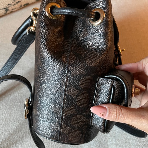 Coach Mini Hadley Backpack - Picture 7 of 9